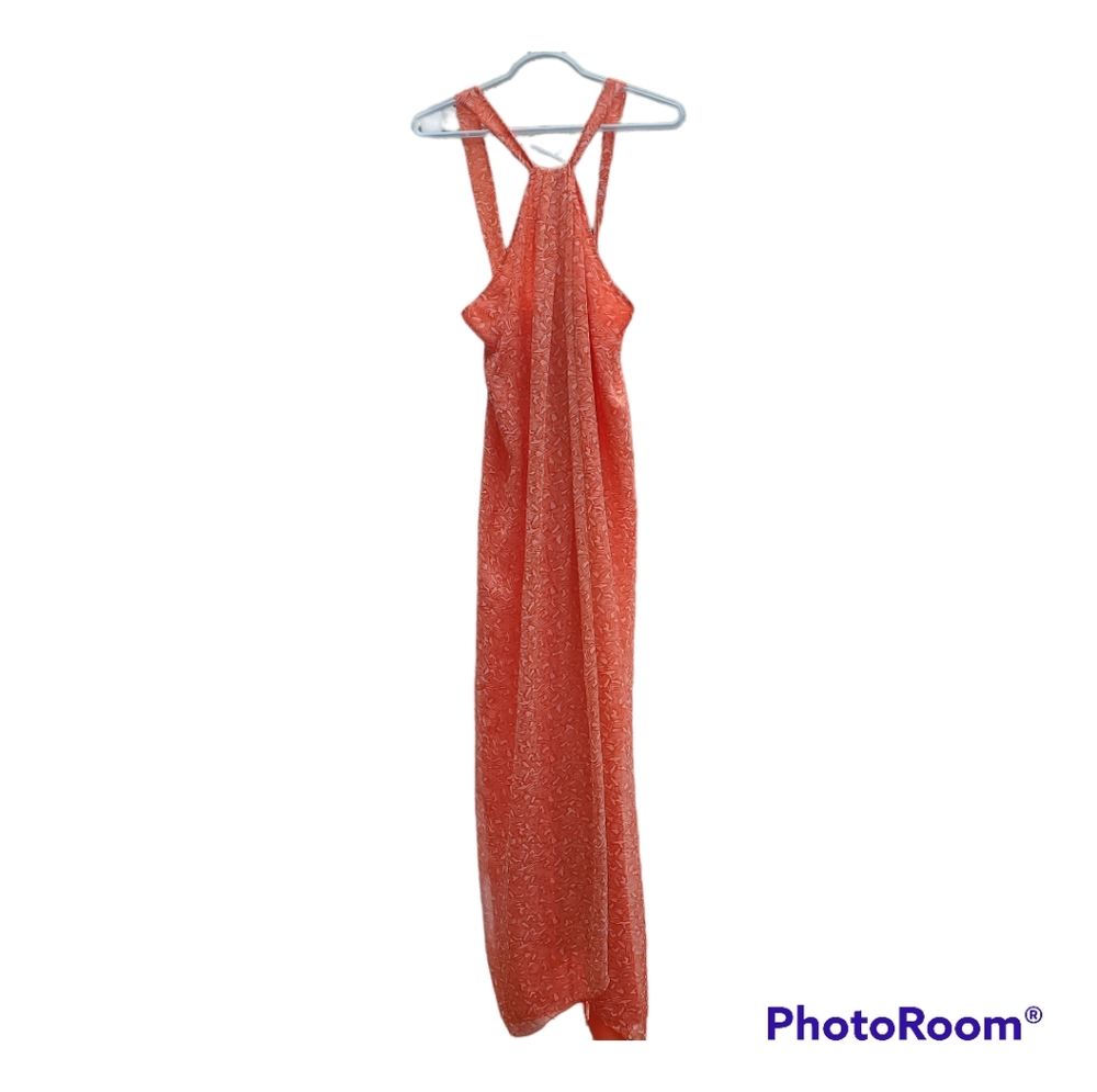 NWT DVF Diane Von Furstenberg Silk Tent Maxi Dress Lilita Ogami Orange